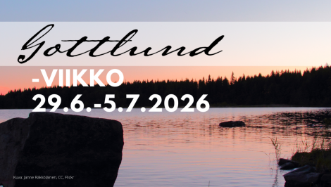 Gottlund-viikon luento klo 17.30. Kahvila ja ravintola palvelee klo 16 alkaen.