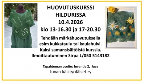 Huovutuskurssi Hildurissa