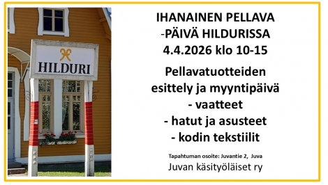 Pellava tuotteiden myyntipäivä
