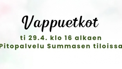 Seniori- ja potilasjärjestöjen vappuetkot