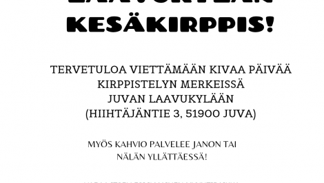 Laavukylän Kesäkirppis!