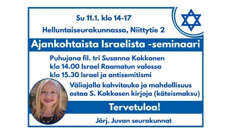 Ajankohtaista Israelista -seminaari