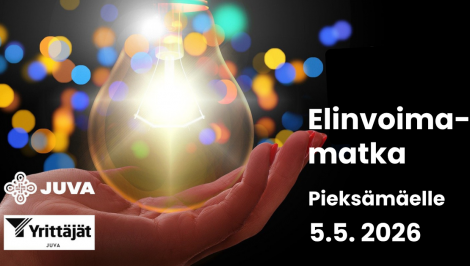 Lähde mukaan Juvan elinvoimamatkalle Pieksämäelle!