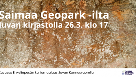 Saimaa Geopark -ilta kirjastolla