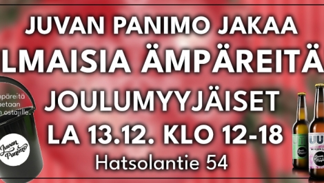 Juvan Panimon joulumyyjäiset