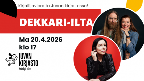 Dekkarikirjailijat vieraana!