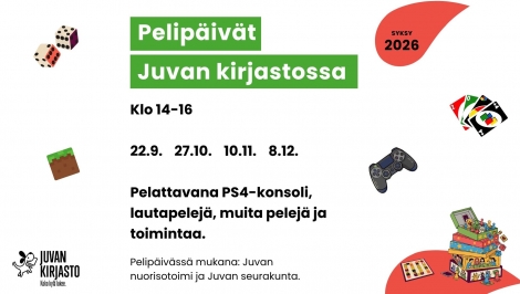 Kirjaston pelipäivä