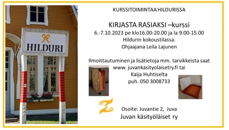 Kirjasta rasiaksi -kurssi