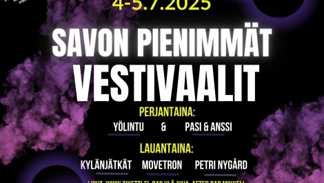 Savon pienimmät Vestivaalit 2025