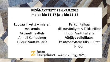 Hildurin näyttelykesä 2025